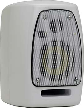 white studio monitors