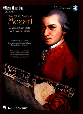 Music Minus One Mozart Clarinet Concerto Kv622