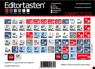 Editortasten Samplitude and Sequoia Edition