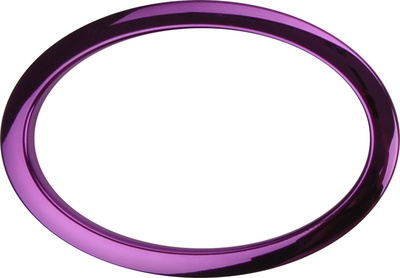 Bass Drum O's 6" Purple Oval HOP6